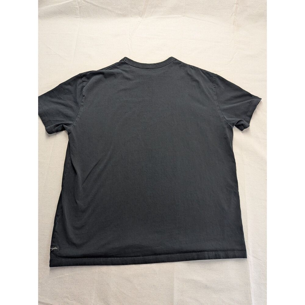 Gym Streetwear Minimalist XL Black Logo T-Shirt YoungLA Model 472